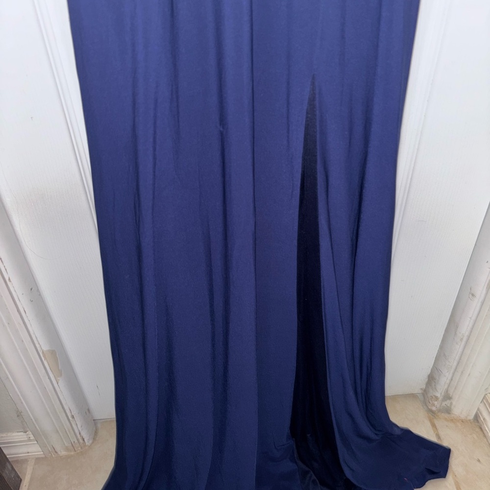 Morgan & Co. Royal Blue Dress with Beaded Details - Picture 4 of 7